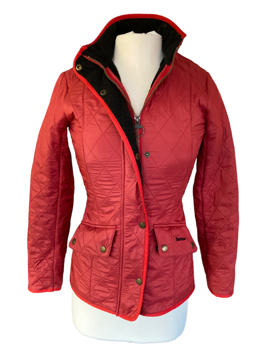 Barbour Cavalry Polarquilt Barbour Red Quilted Jacket Barbour Red
