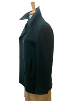 Load image into Gallery viewer, Ralph Lauren Purple Label Vintage Wool and Cashmere Hunter Green Pea Coat, 8

