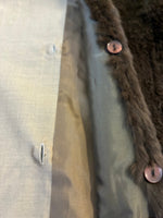 Load image into Gallery viewer, Création Sprung Frères Vintage Silk Evening Coat with Removable Mink Lining, M
