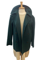Load image into Gallery viewer, Ralph Lauren Purple Label Vintage Wool and Cashmere Hunter Green Pea Coat, 8
