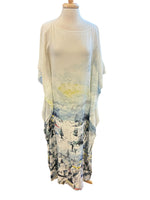 Load image into Gallery viewer, St. John White Silk Caftan Dress, P
