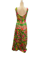 Load image into Gallery viewer, Neiman March Vintage 1960s Floral Gown, S/M
