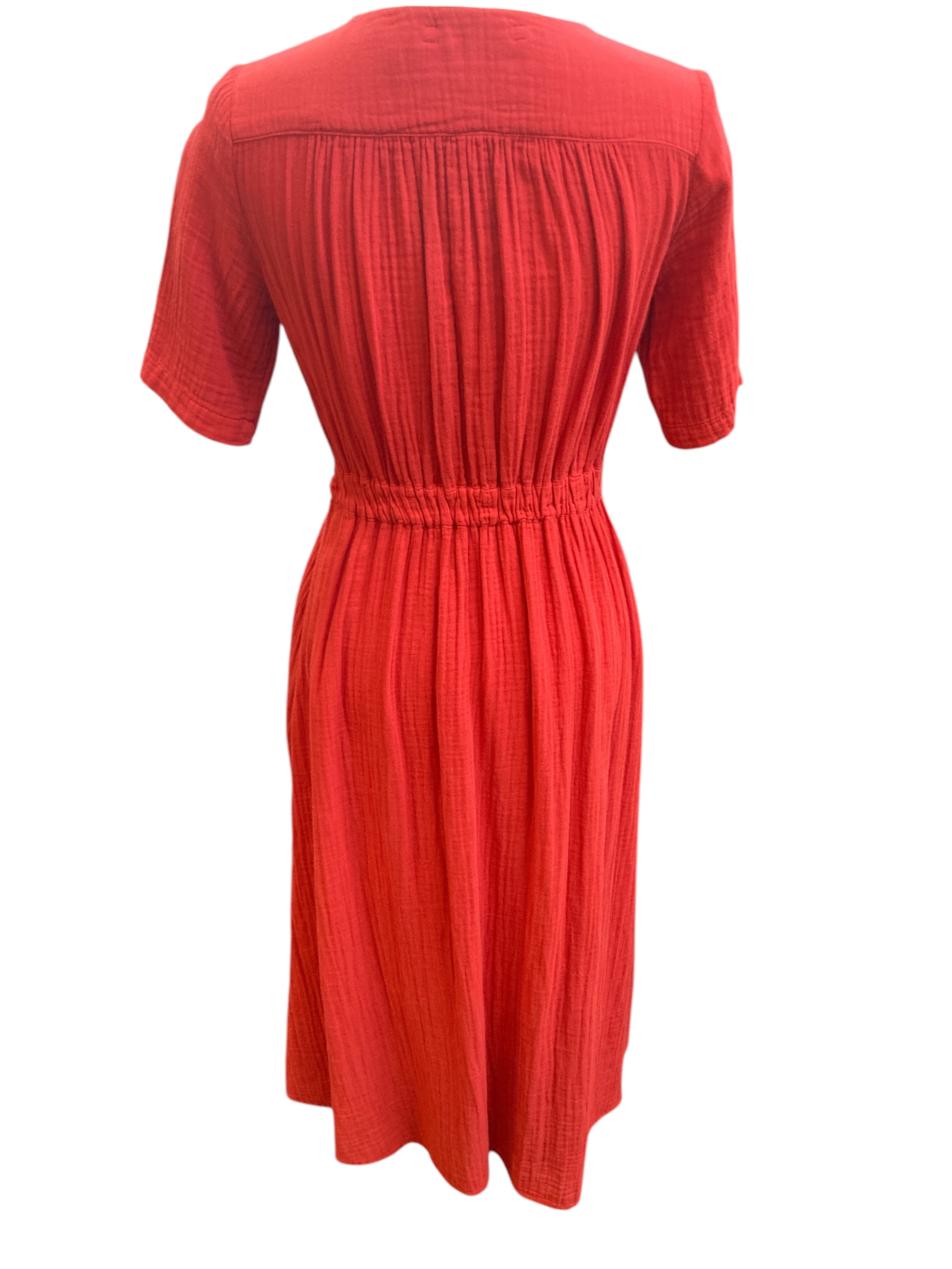 xirena red dress XIRENA Luella Dress