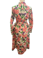 Load image into Gallery viewer, Banjanan Pink/Lilac Floral Dress and Belt, XS
