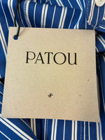 Load image into Gallery viewer, Platou Blue Striped Dress and Belt, with Tags, XS
