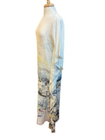 Load image into Gallery viewer, St. John White Silk Caftan Dress, P
