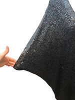 Load image into Gallery viewer, Donna Karan Black Sequin Tunic/Dress, M/L
