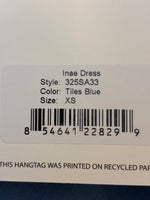 Load image into Gallery viewer, Carolina K Inae Tiles Blue Caftan and Belt with Tags, XS
