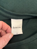 Load image into Gallery viewer, Kowtow Dark Green Cotton Tent Dress, XS
