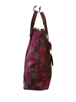 Load image into Gallery viewer, Henri Bendel Maroon Blurred Print Jetsetter Backpack Bag
