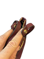 Load image into Gallery viewer, Henri Bendel Maroon Blurred Print Jetsetter Backpack Bag
