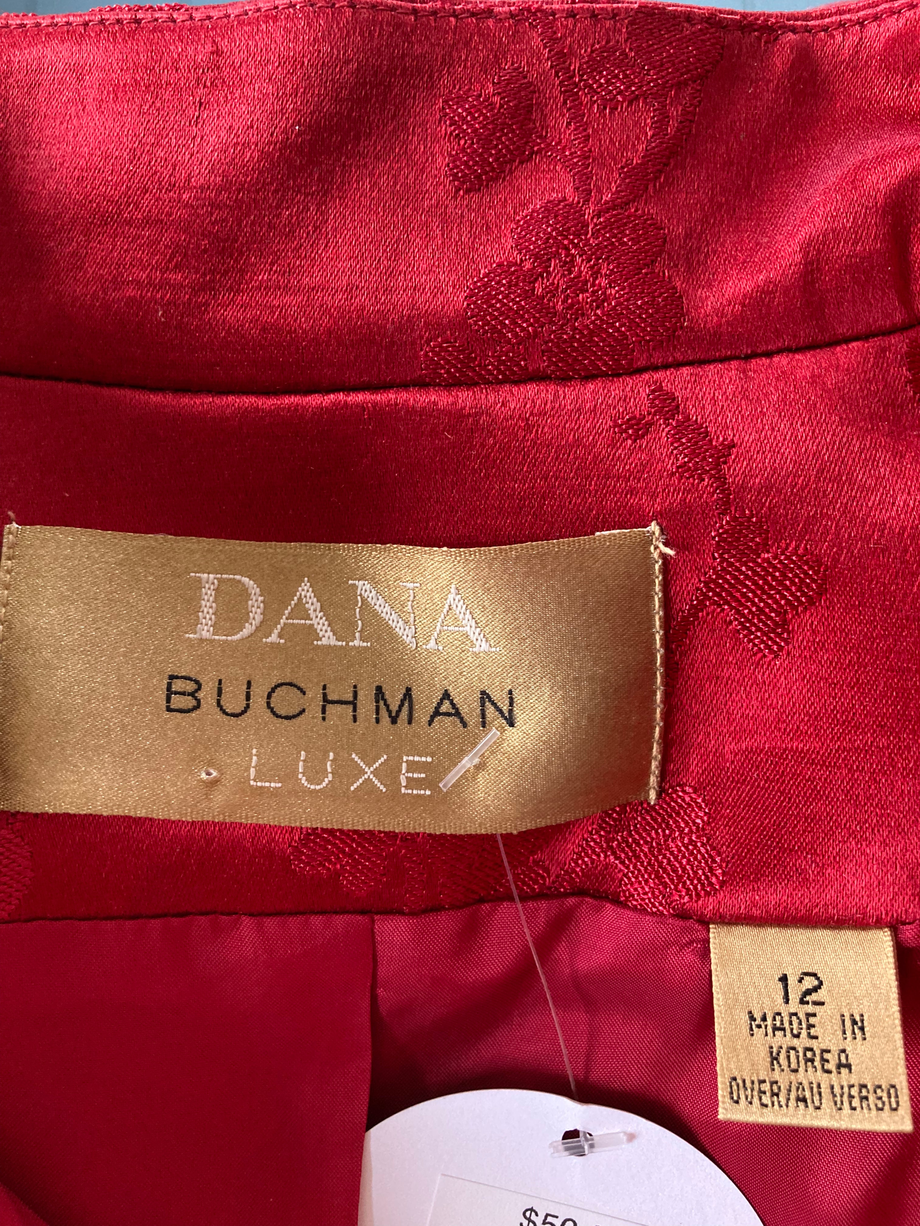 Dana Buchman Vintage Red Suit, 12