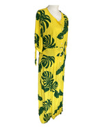 Load image into Gallery viewer, Three Islands Yellow Monstera Dress, M
