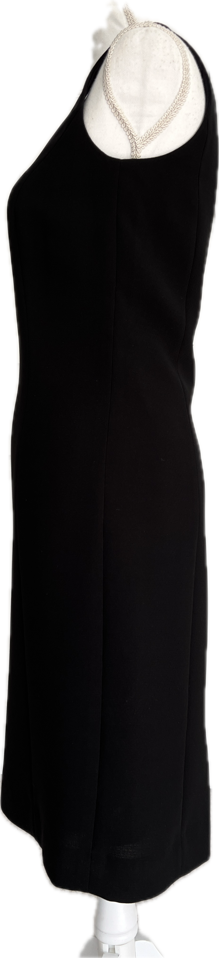 Tahari Black Sleeveless Shift Dress, 2