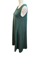 Load image into Gallery viewer, Kowtow Dark Green Cotton Tent Dress, XS
