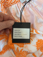 Load image into Gallery viewer, Patty Kim Marni Orange Print Maxi Dress, XS
