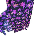 Load image into Gallery viewer, Maje Retunia Purple and Black Print Floral Dress, 2
