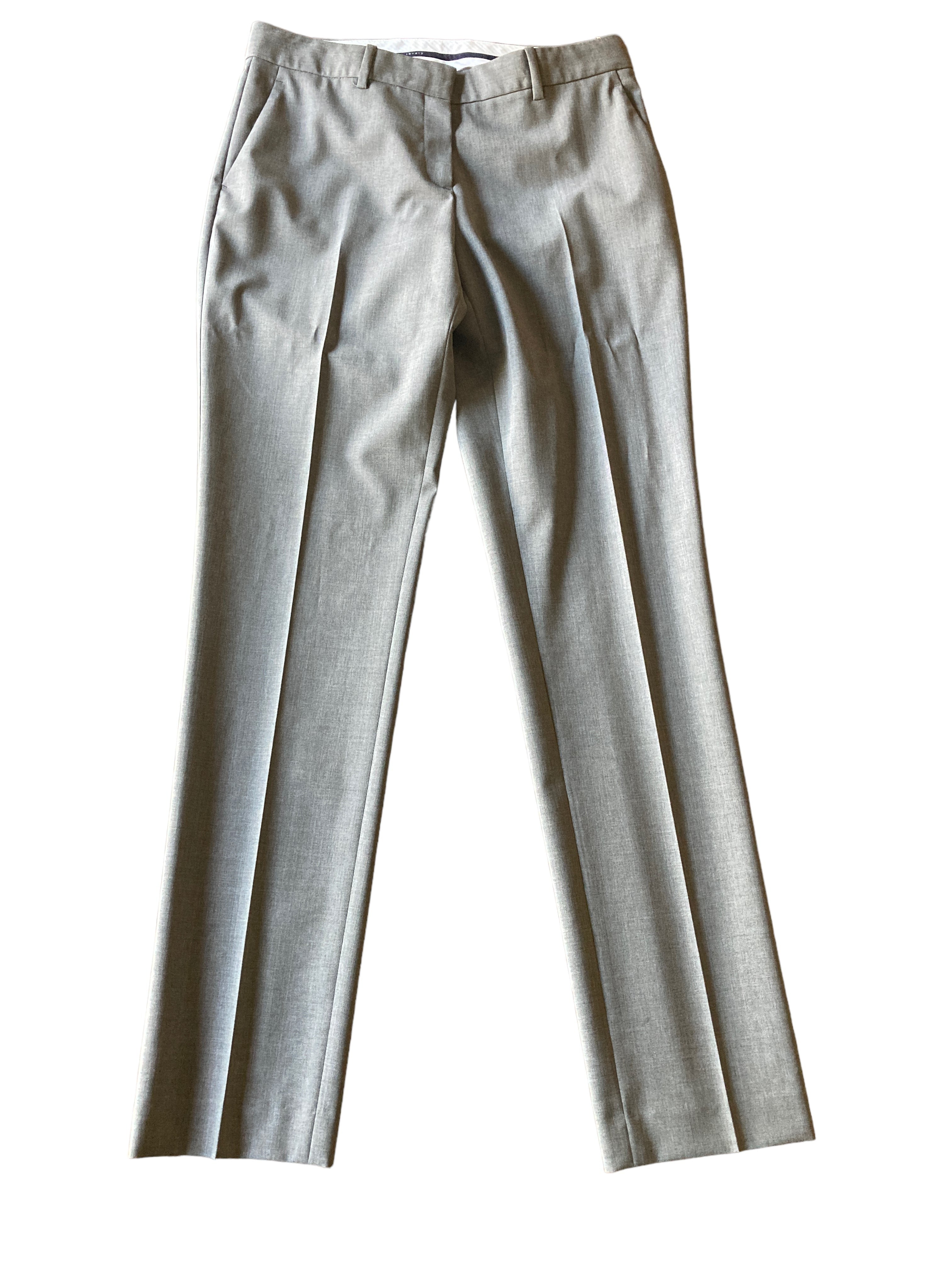 Theory Grey Wool Trousers, 8