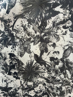 Load image into Gallery viewer, Handmade Black and White Hummingbird Print Sleeveless Dress, S/M
