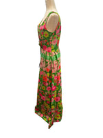 Load image into Gallery viewer, Neiman March Vintage 1960s Floral Gown, S/M
