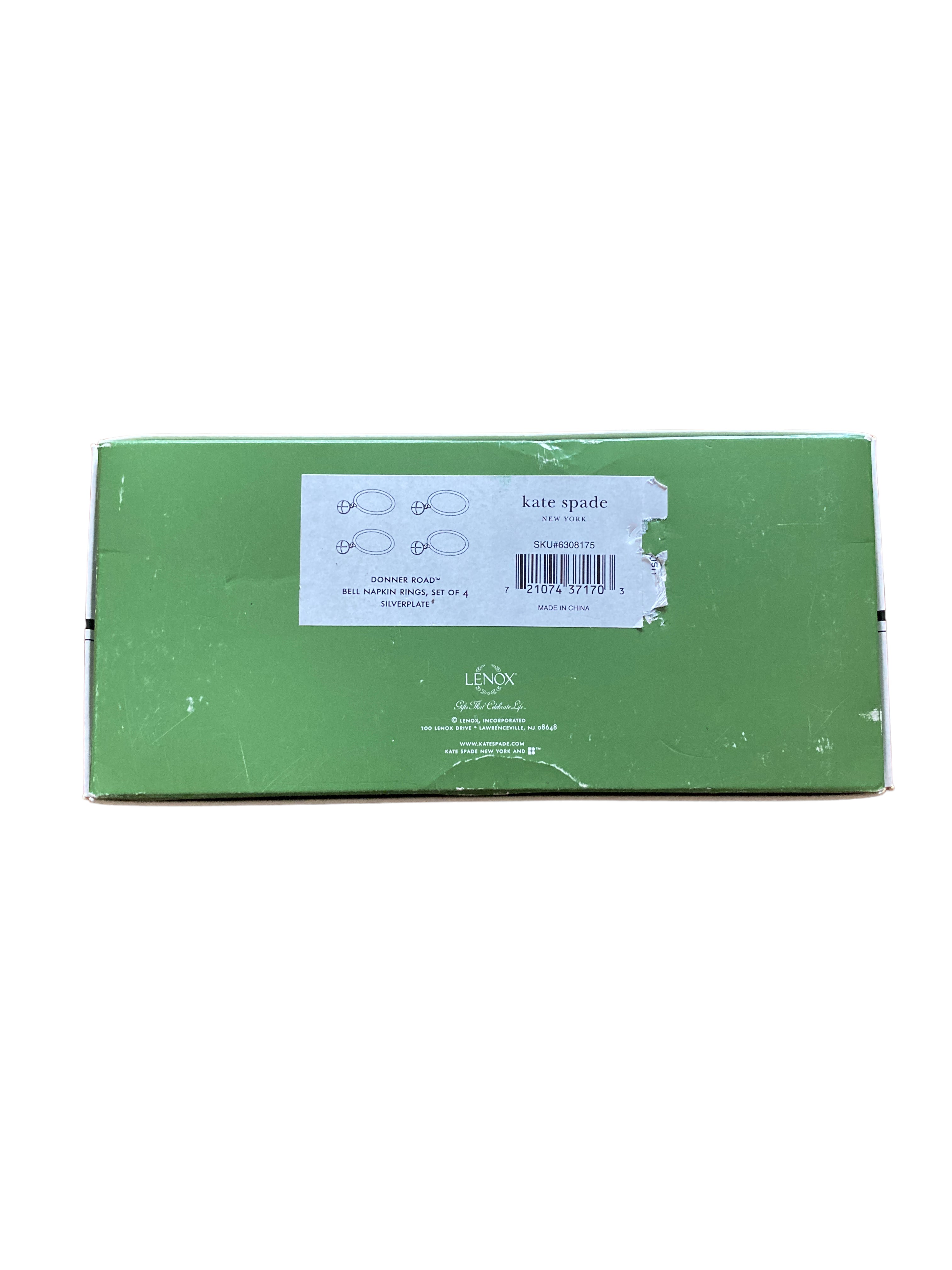 Kate Spade Donner Road Bell Napkin Rings, 4