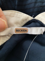 Load image into Gallery viewer, Becken Navy Peter Pan Collar Mini Dress 10

