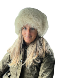 Eugenia Kim Russian Cossack Ivory Faux Fur Hat