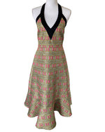Load image into Gallery viewer, Cynthia Rowley Halter Brocade Evening Dress, 8
