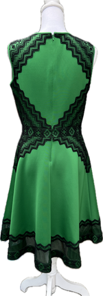 Load image into Gallery viewer, Tadashi Shoji Green Stretch Party Dress, 8
