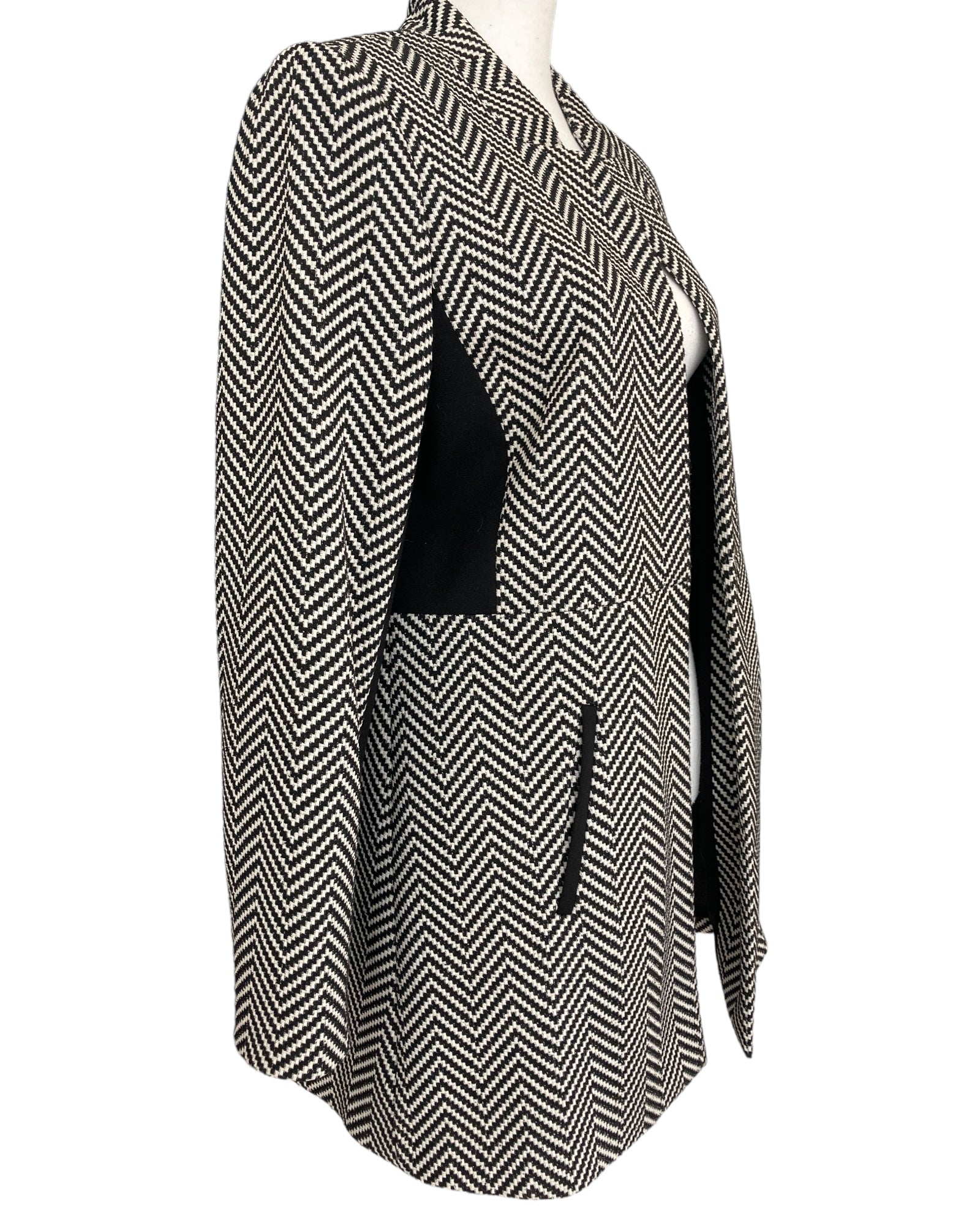 Albert Nipon Boutique Vintage Black and White Knit Suit, 8