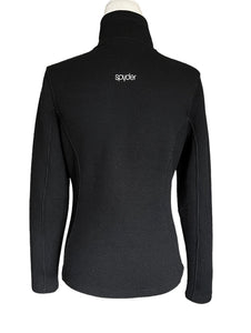 Spyder Black Zipper Core Sweater Jacket, M