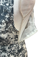 Load image into Gallery viewer, Handmade Black and White Hummingbird Print Sleeveless Dress, S/M
