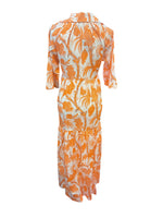 Load image into Gallery viewer, Patty Kim Marni Orange Print Maxi Dress, XS
