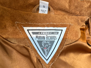 Vintage J. Percy for Marvin Richards Fringe Leather Jacket, S