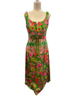 Load image into Gallery viewer, Neiman March Vintage 1960s Floral Gown, S/M
