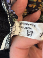 Load image into Gallery viewer, Egon von Furstenberg Vintage Black and Floral Dress with Belt,
