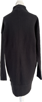 Load image into Gallery viewer, Lululemon Black Ribbed &quot;Call For Cozy&quot; Mock-neck Sweatshirt Dress, 8
