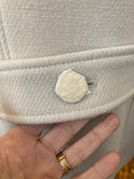 Load image into Gallery viewer, J. Crew Ivory Stadium Cloth Wool Pea Coat, 14
