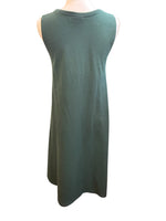 Load image into Gallery viewer, Kowtow Dark Green Cotton Tent Dress, XS
