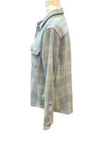 Load image into Gallery viewer, The Outerknown Blue Plaid Blanket Shirt, XS/S
