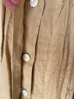 Load image into Gallery viewer, Alex Mill Kelsy Skirt in Vintage Khaki Linen, XL
