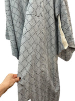 Load image into Gallery viewer, Vintage Grey Silk Kimono
