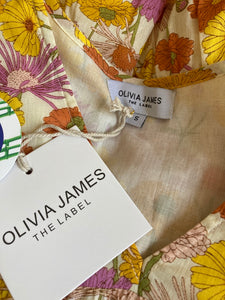 Olivia James The Label Georgia Dress in Blooming Golden, S