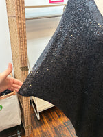 Load image into Gallery viewer, Donna Karan Black Sequin Tunic/Dress, M/L
