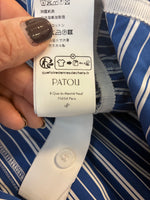 Load image into Gallery viewer, Platou Blue Striped Dress and Belt, with Tags, XS
