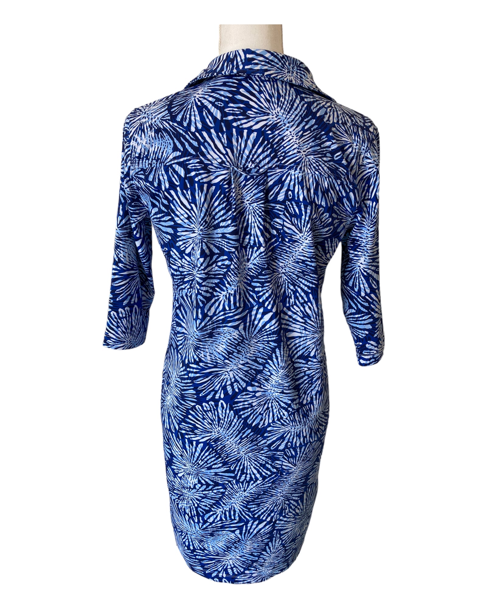 Persifor Blue Print Winpenny Dress, S