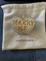 Load image into Gallery viewer, Judith Leiber "Marry Me" Crystal Pill box Trinket Box
