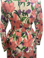 Load image into Gallery viewer, Banjanan Pink/Lilac Floral Dress and Belt, XS
