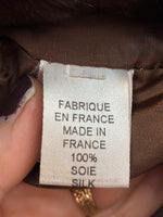 Load image into Gallery viewer, Création Sprung Frères Vintage Silk Evening Coat with Removable Mink Lining, M
