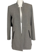Load image into Gallery viewer, Albert Nipon Boutique Vintage Black and White Knit Suit, 8

